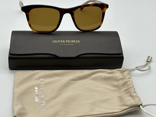 Oliver Peoples Lukas DM 46mm Brown Vintage Glass 20 Years Anniversary “2006” NEW