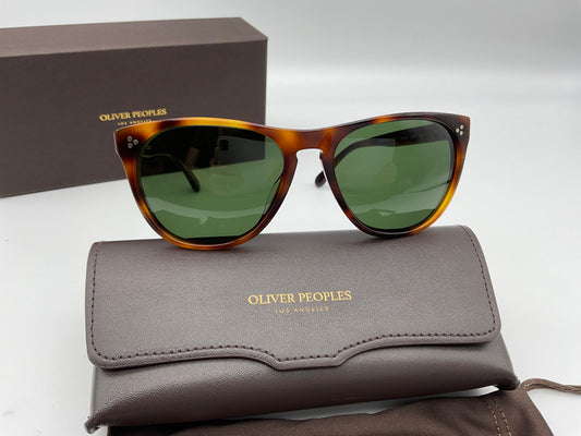 Oliver Peoples DADDY B 58mm Brown OV5091SM Mahogany Green Vintage Sunglasses