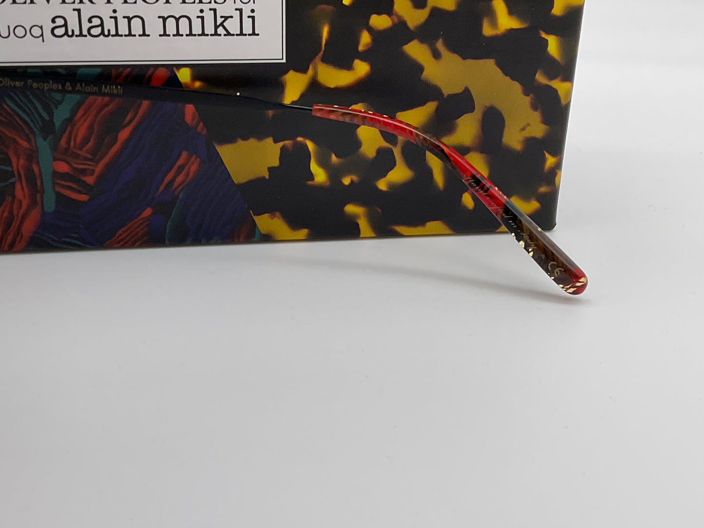 Oliver Peoples ALAIN MIKLI REMICK 50mm Sunglasses OV5349S Black Palmier Red Tropical NEW