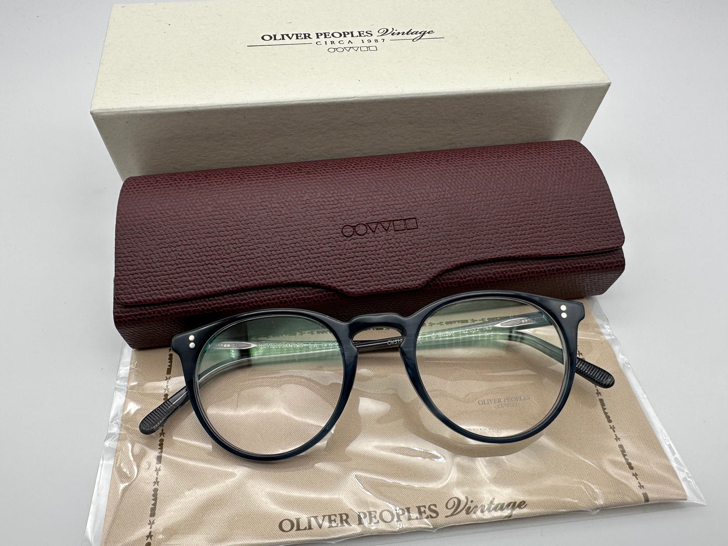 Oliver Peoples O'Malley OV5183 1662 47mm Indigo Havana Italy