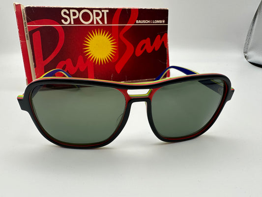 Vintage Ray Ban Stateside Black/Blue G15 Bausch & Lomb