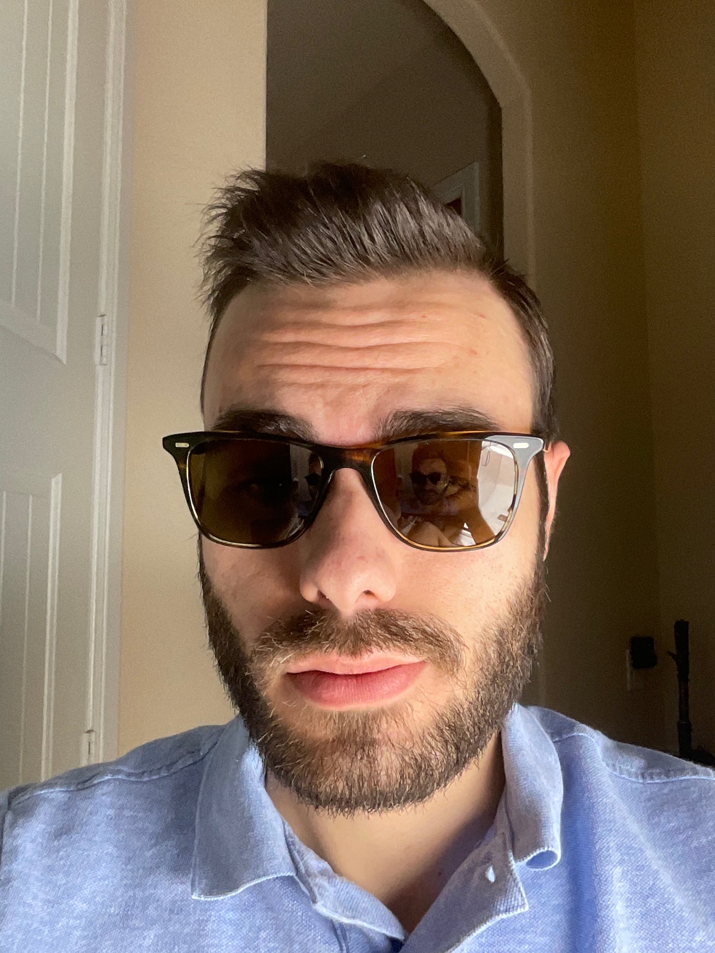 Oliver Peoples Ollis Sun 51mm OV 5437SU Cocobolo/True Brown Polarized 1003/57 Sunglasses