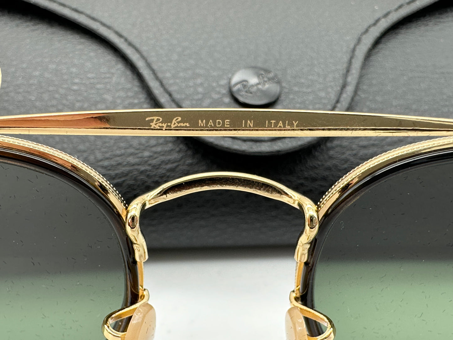 Ray-Ban Marshal II RB3648 52MM Geometric Sunglasses Gold/Tortoise