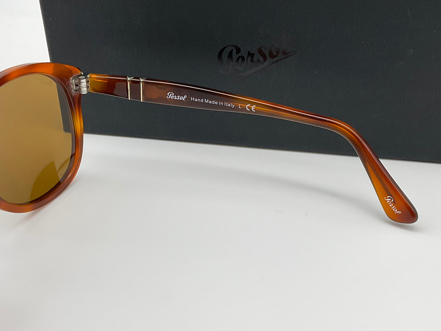 Persol Sunglasses PO 649 54mm 96/33 Terra DI Siena Brown Lenses made in Italy