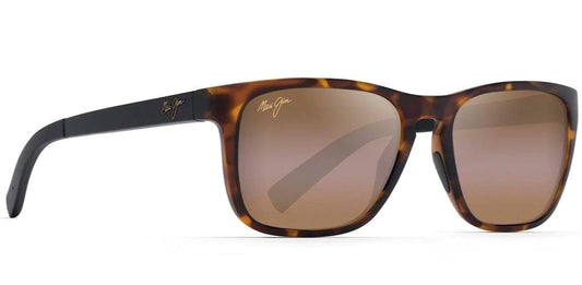 New Maui Jim Longitude Polarized Sunglasses Matte Tortoise/Bronze 762-10CM Glass