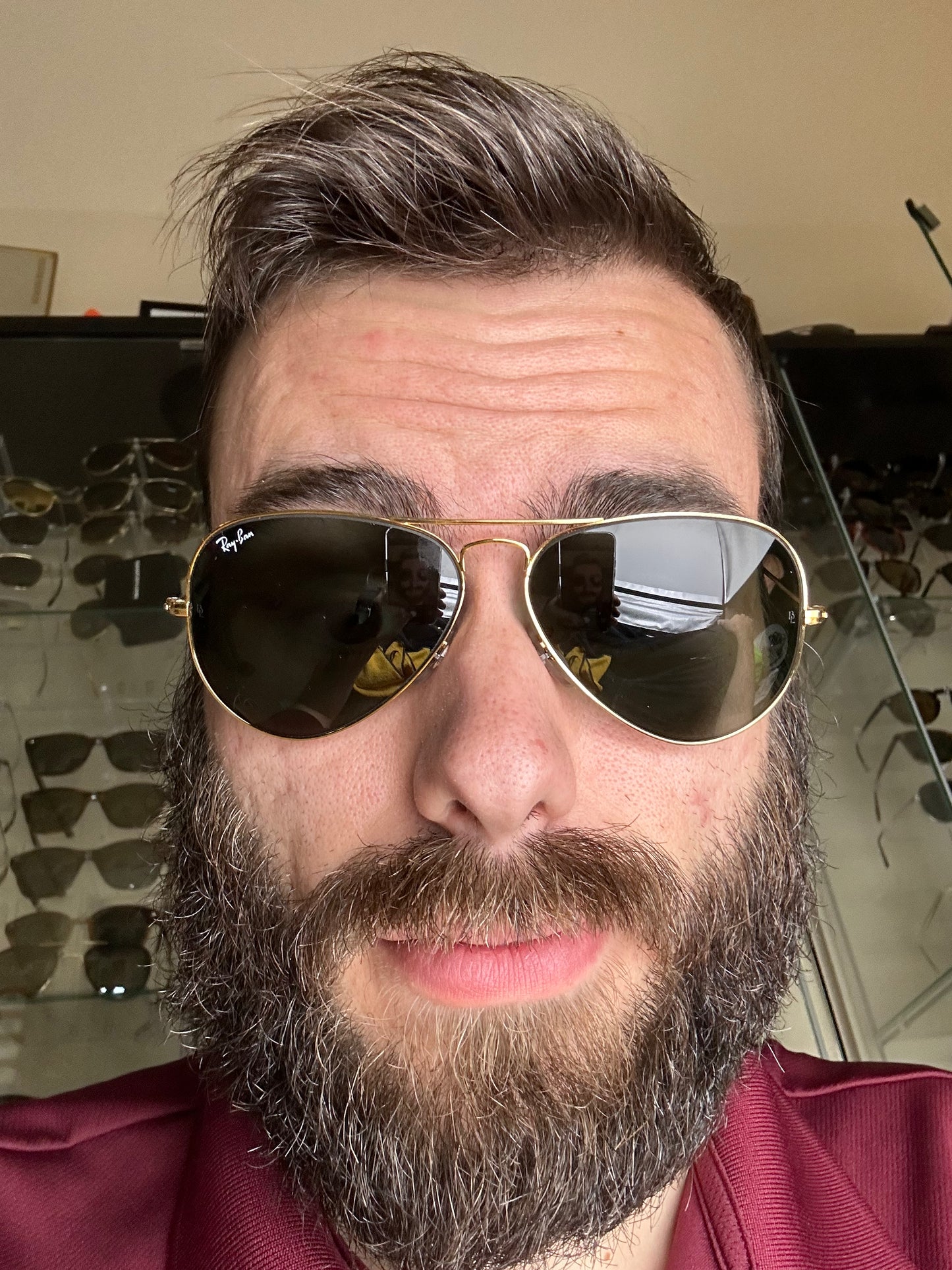 Ray Ban Aviator 58mm G 15 Vintage B&L 1990s NOS