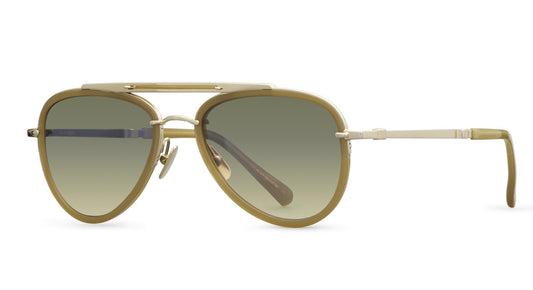 Mr Leight Doheny SL 54mm Crescent 12K Gold Retail $795