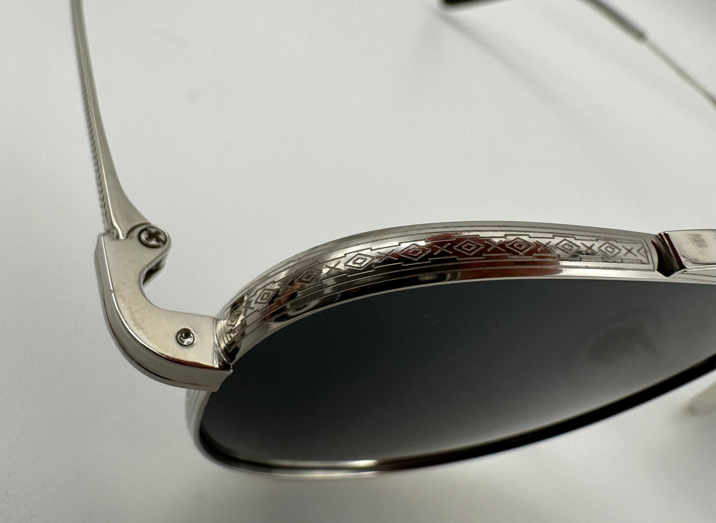 Oliver Peoples RIKSON 56mm OV 1266ST Silver Gray Titanium 503687 Sunglasses made in Japan