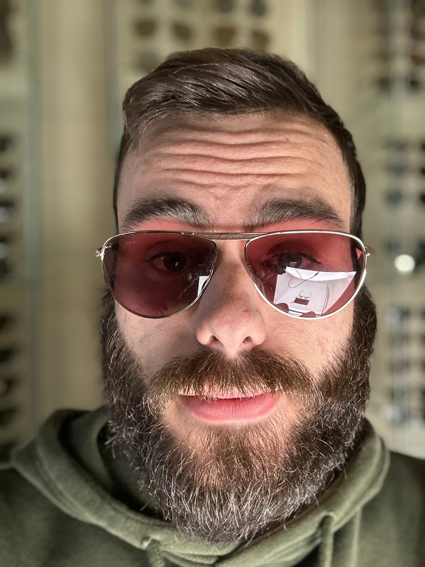 OLIVER PEOPLES CONDUIT STREET OV1213SQ 503530 BERLUTI COLLABORATION Photochromic Rose AUTHENTIC 59mm Preowned