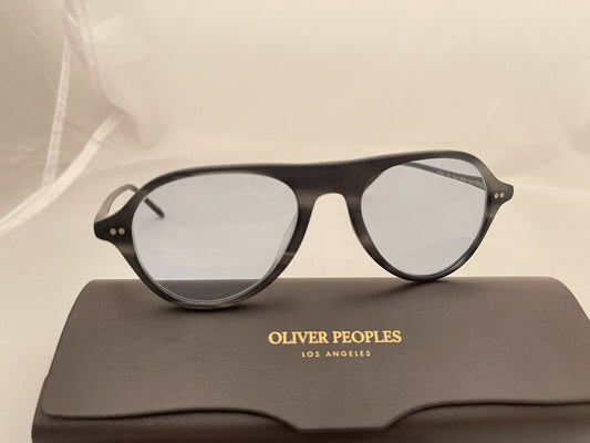 OLIVER PEOPLES Emet 50mm Optical Frames Semi Matte Charcoal/Blue Wash New