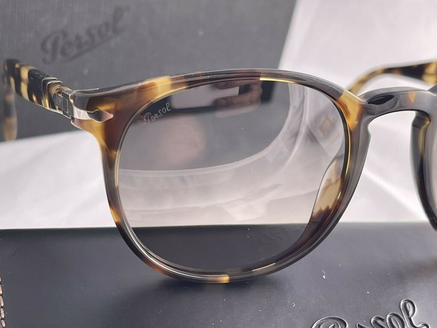 Persol PO 3157s 105671 3N 52mm Tortoise Spring Hinges NEW