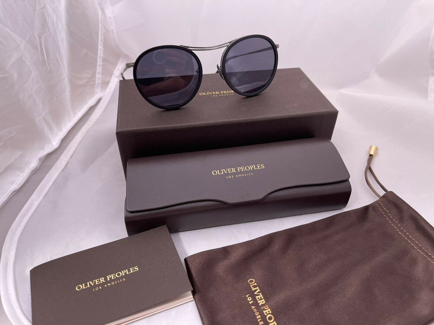 OLIVER PEOPLES OV1219S MP-3 30TH EDITION 5244R5 ANTIQUE PEWTER - BLUE LENS Men