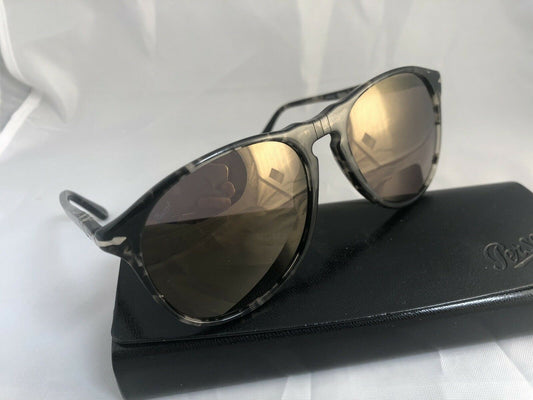 PERSOL PO9649S 1063/03 Gold Men's Sunglasses 55mm