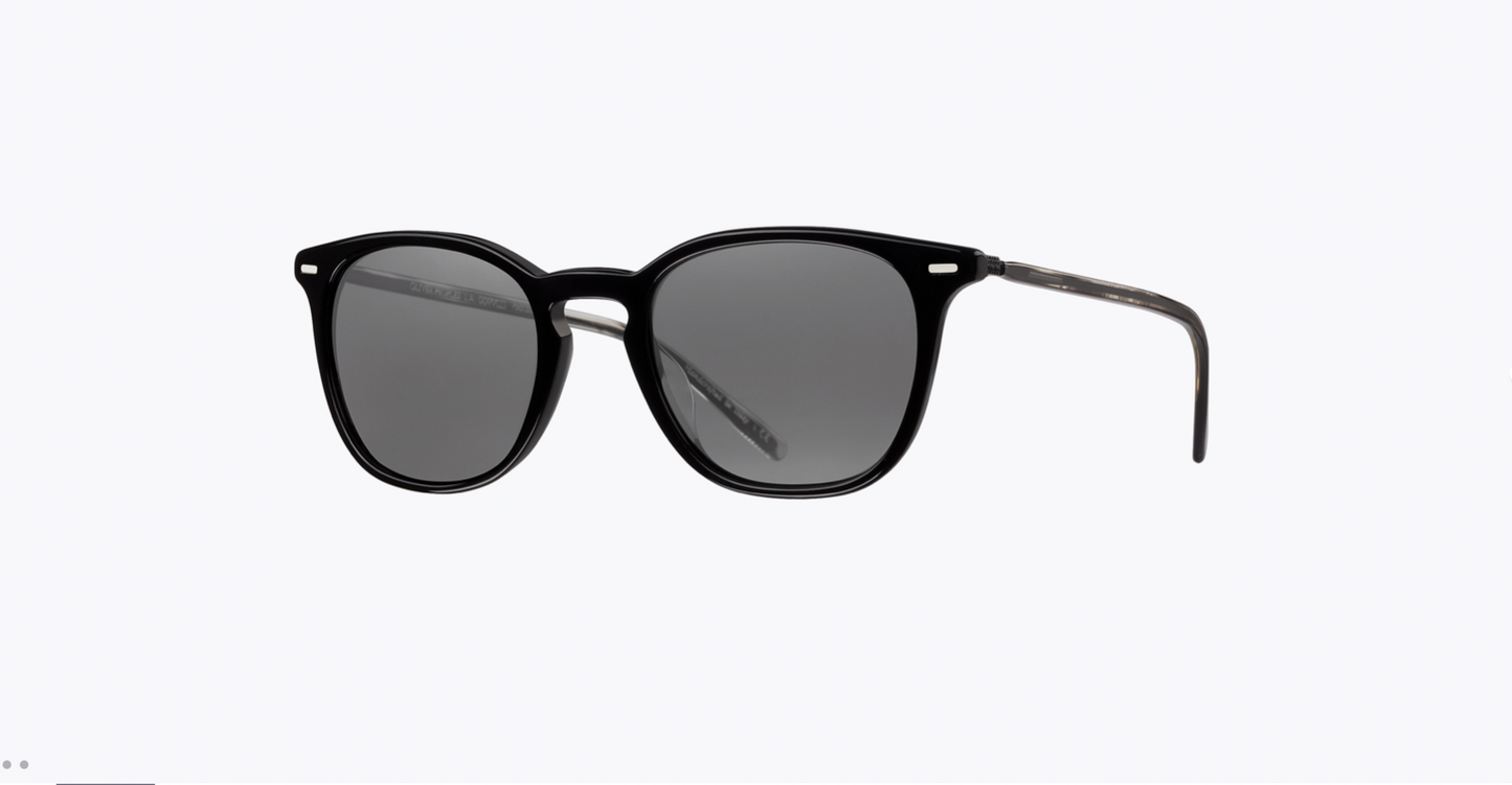 Oliver Peoples Heaton OV5364SU 1005K8 51mm Black / Dark Grey Polarized $492 MSRP