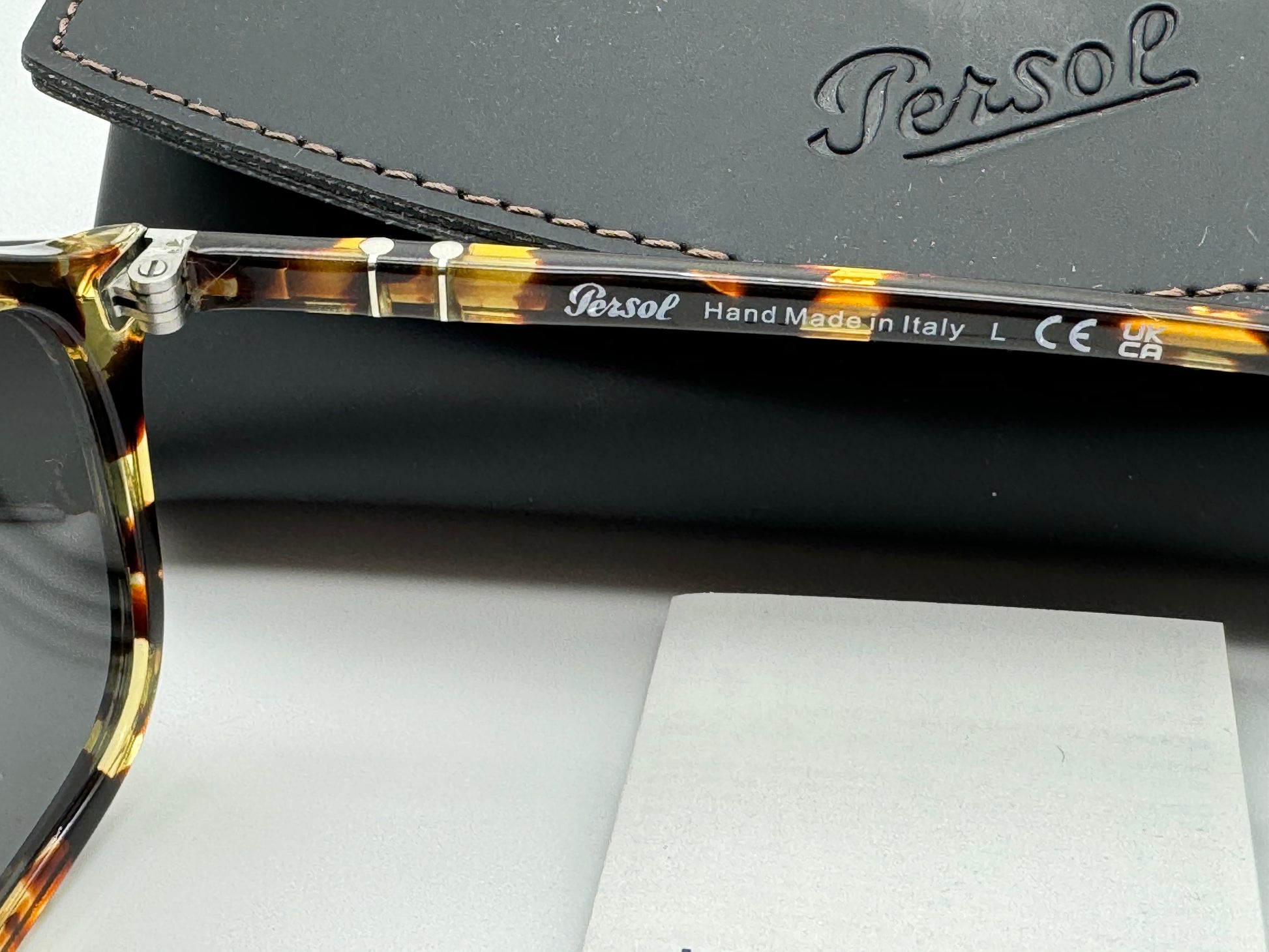 Persol PO 3292 50mm Tobacco Virginia / Dark Gray 985/B1 Italy NEW