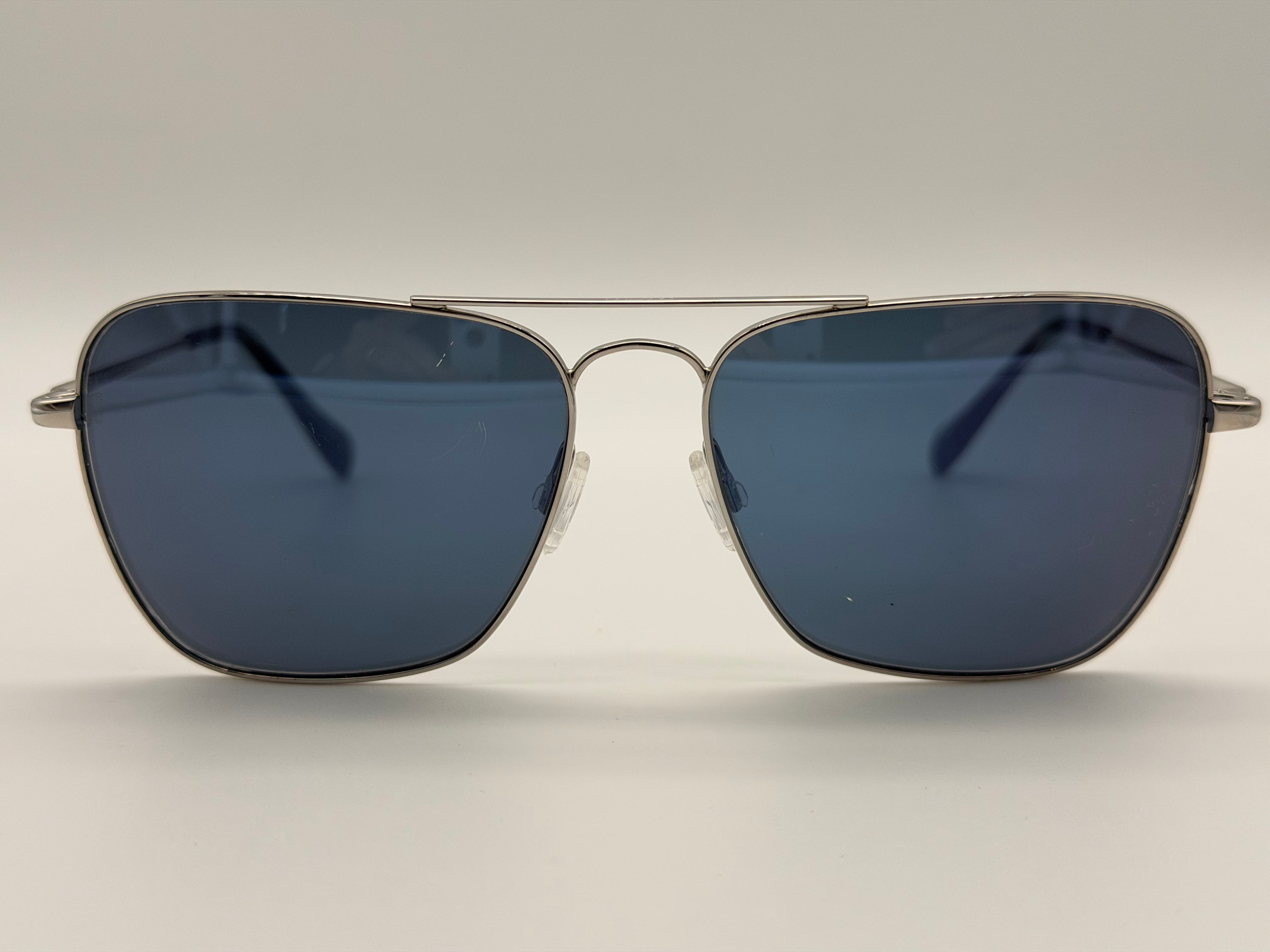 Oliver Peoples Patten 57mm OV 1060 5036 56 Silver / Blue Japan