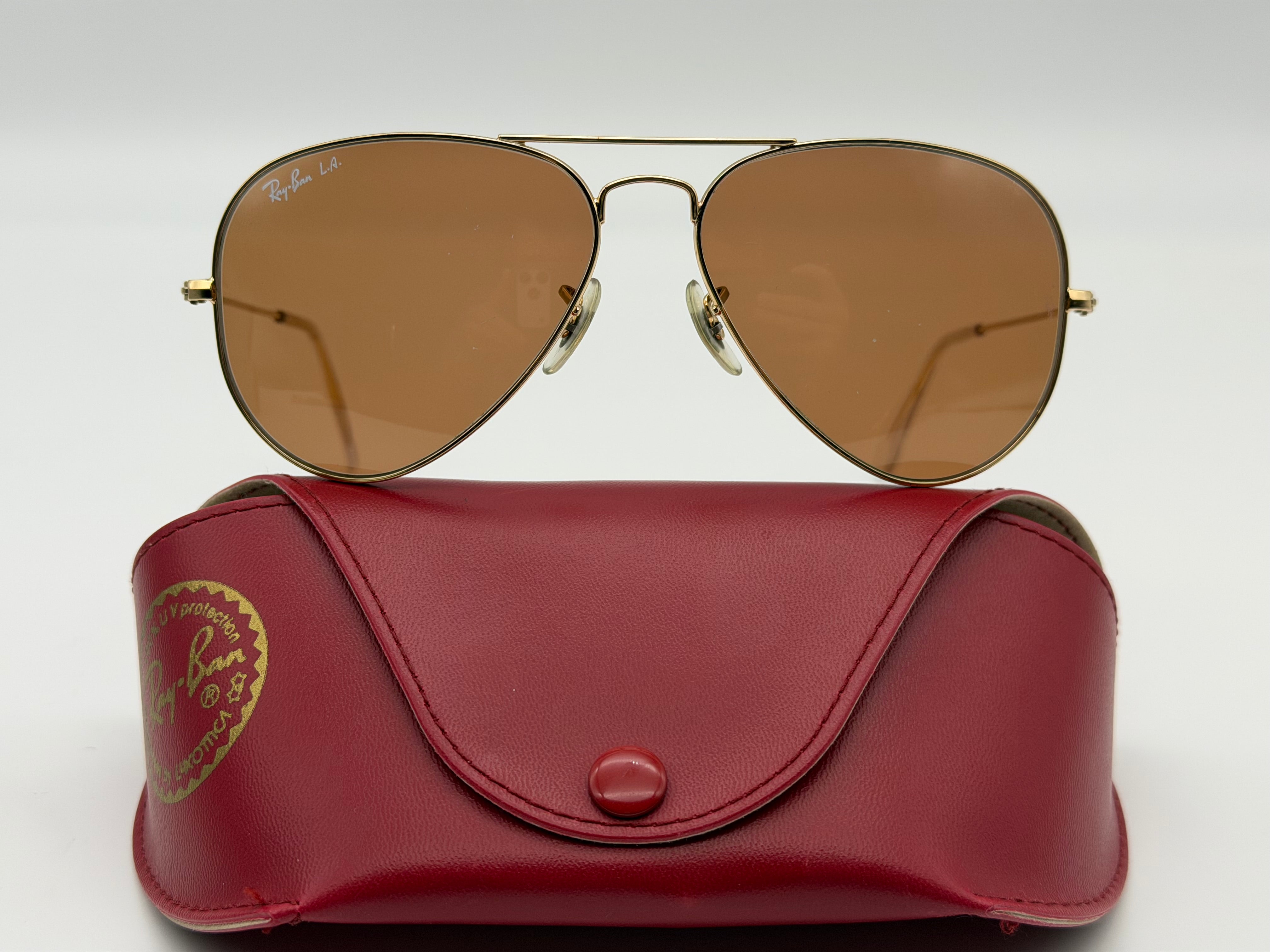 Ray-Ban Aviator L.A. Light Adaptive 58mm RB 3025 001/41 Preowned