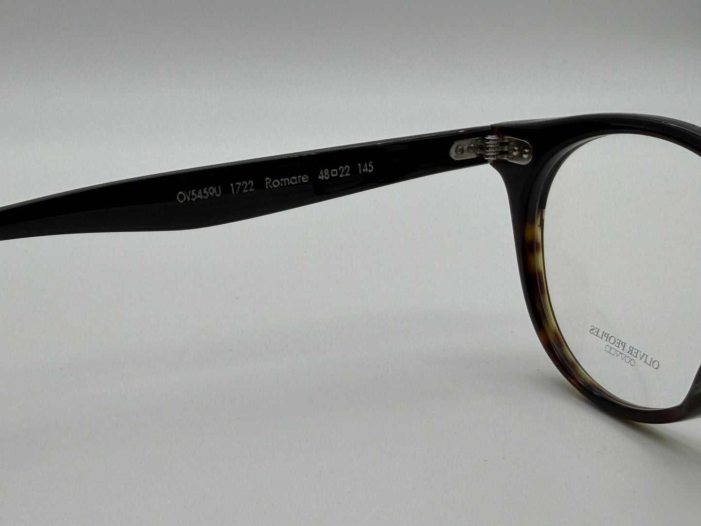 Oliver Peoples Romare 48mm Black Gradient Havana Eyeglasses  OV 5459U 1722 Italy New