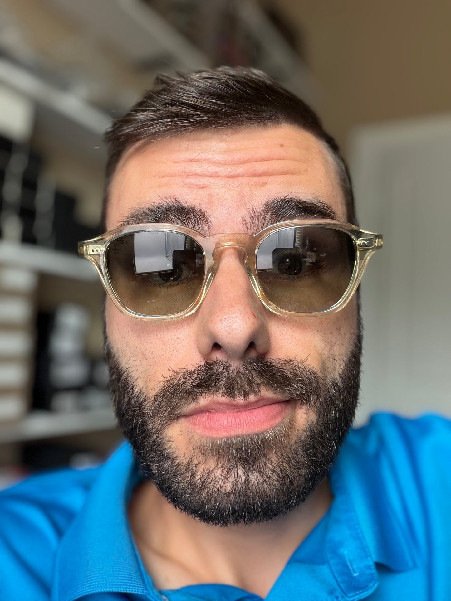 Oliver Peoples Eyles 48mm BECR Acetate / G-15 Gradient Crystal Japan Preowned