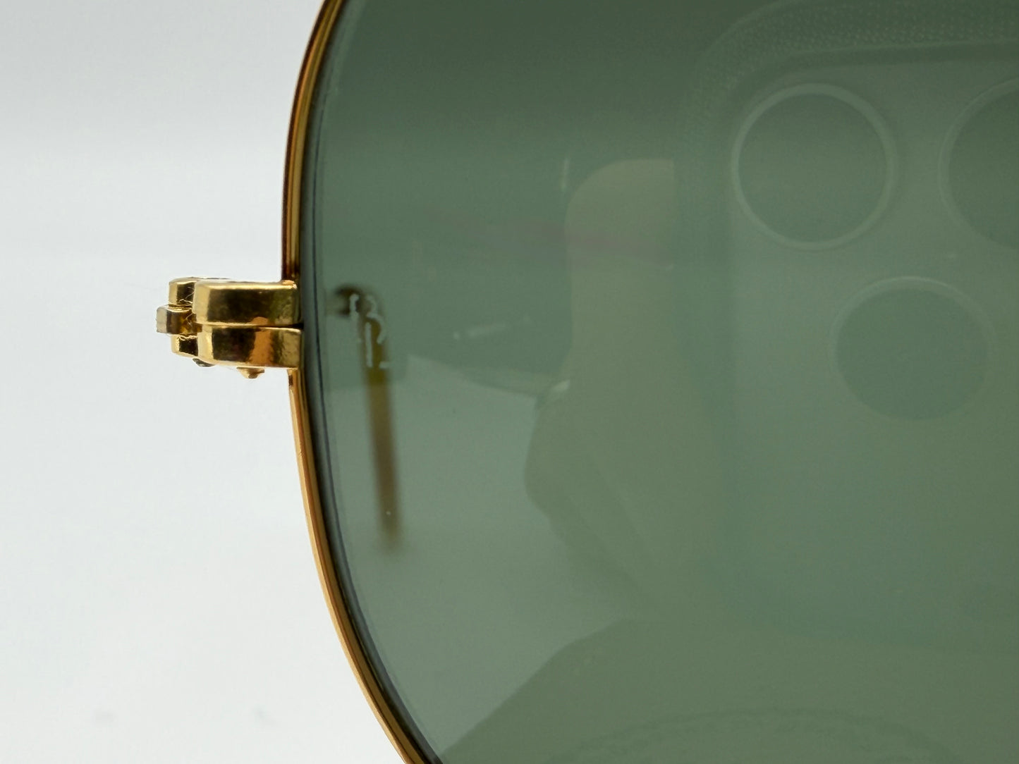 Ray-Ban Vintage Aviator B&L USA 58mm Gold G 15 none polar lens Preowend
