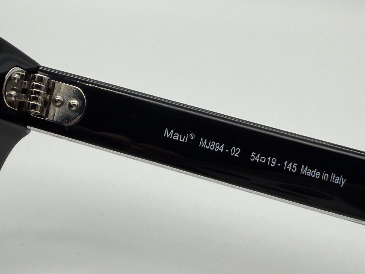 Maui-Jim Likeke 54mm Black - Crystal / Neutral Gray Polarized Bi - Gradient Mirror Italy NEW