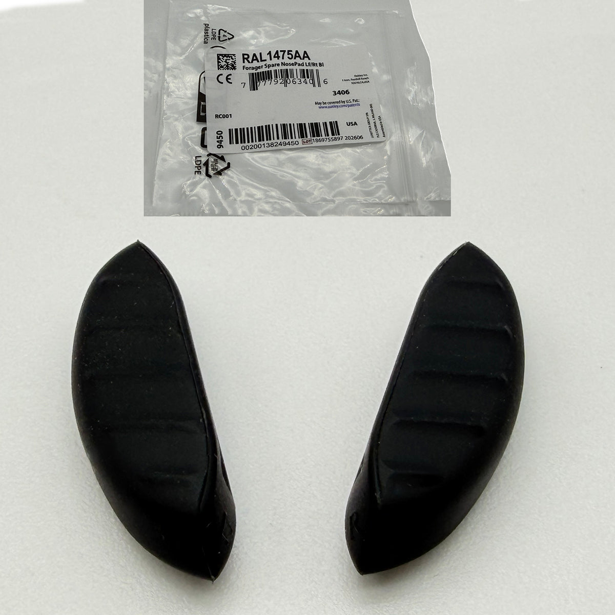 Oakley Clifden OO9440 Forager OO9421 Plazma OO9019 Nose Pads Black