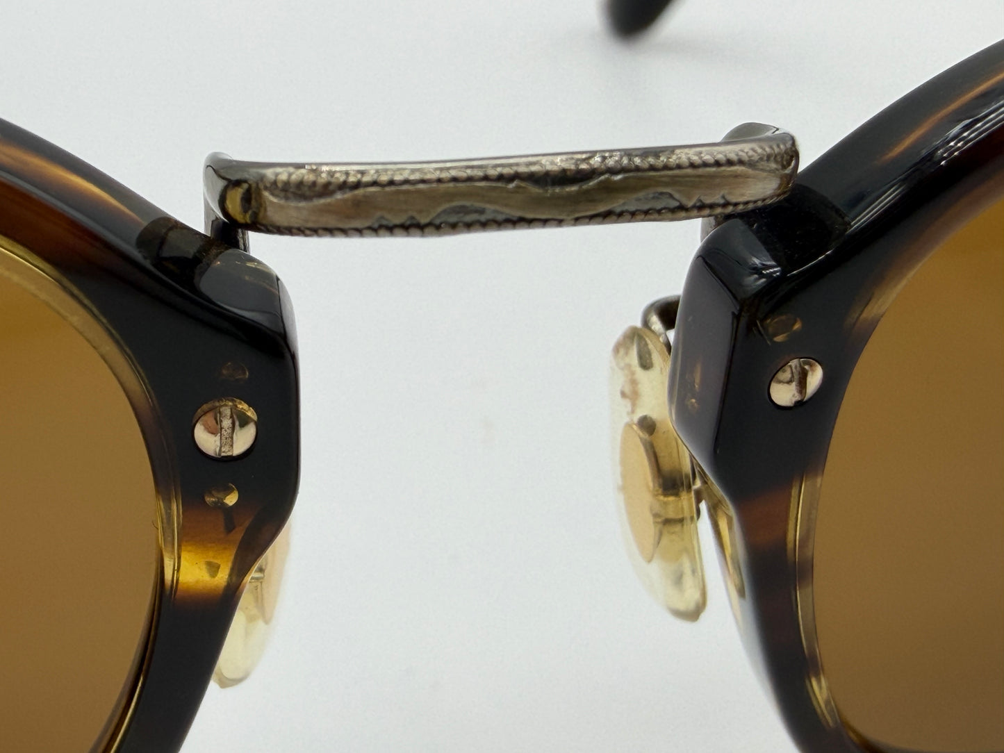 OLiver Peoples Lerner 50mm OV 5369S 100353 COCOBOLO / Brown Glass Italy Preowned