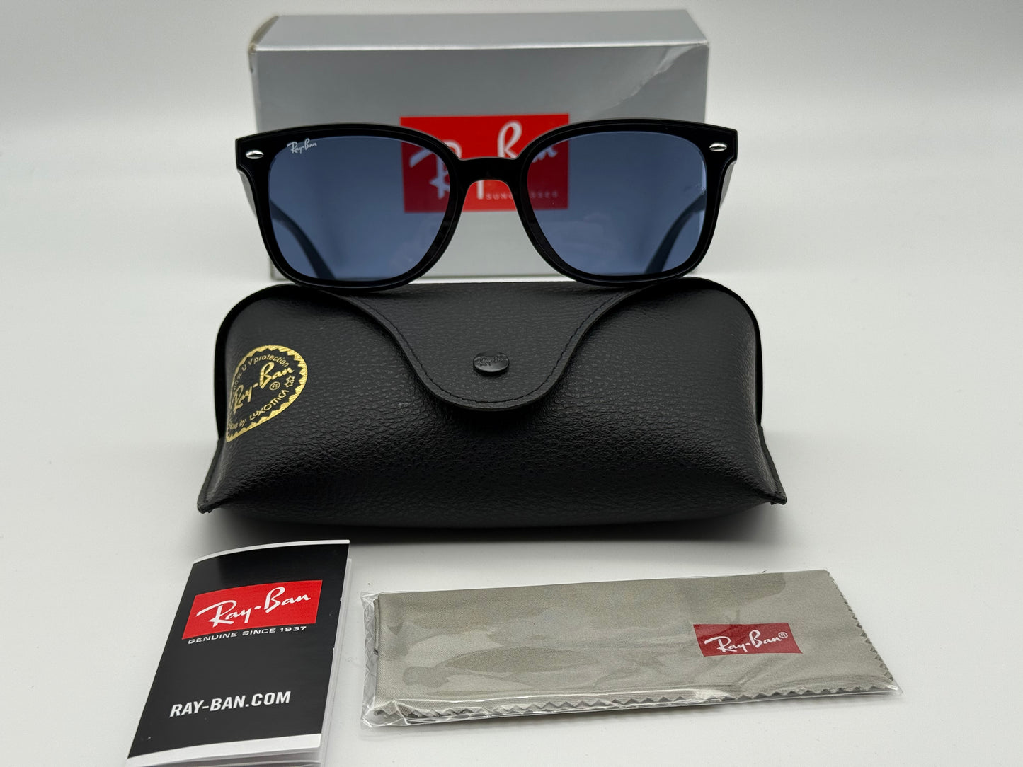 Ray-Ban RB 4461 D 64mm 601 / 80 Black / Blue NEW