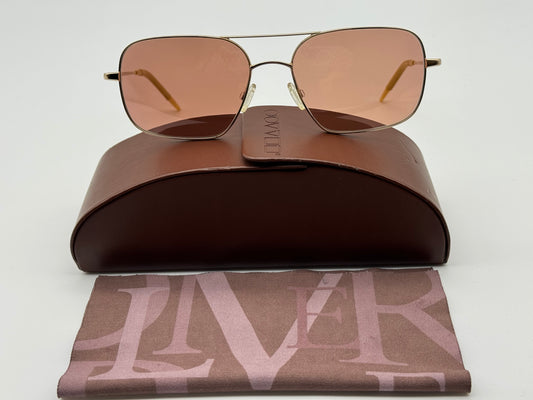 Oliver Peoples Victory 58 Gold Cognac Gold VFX Photochromic Twenty Years Japan Preowned Rare