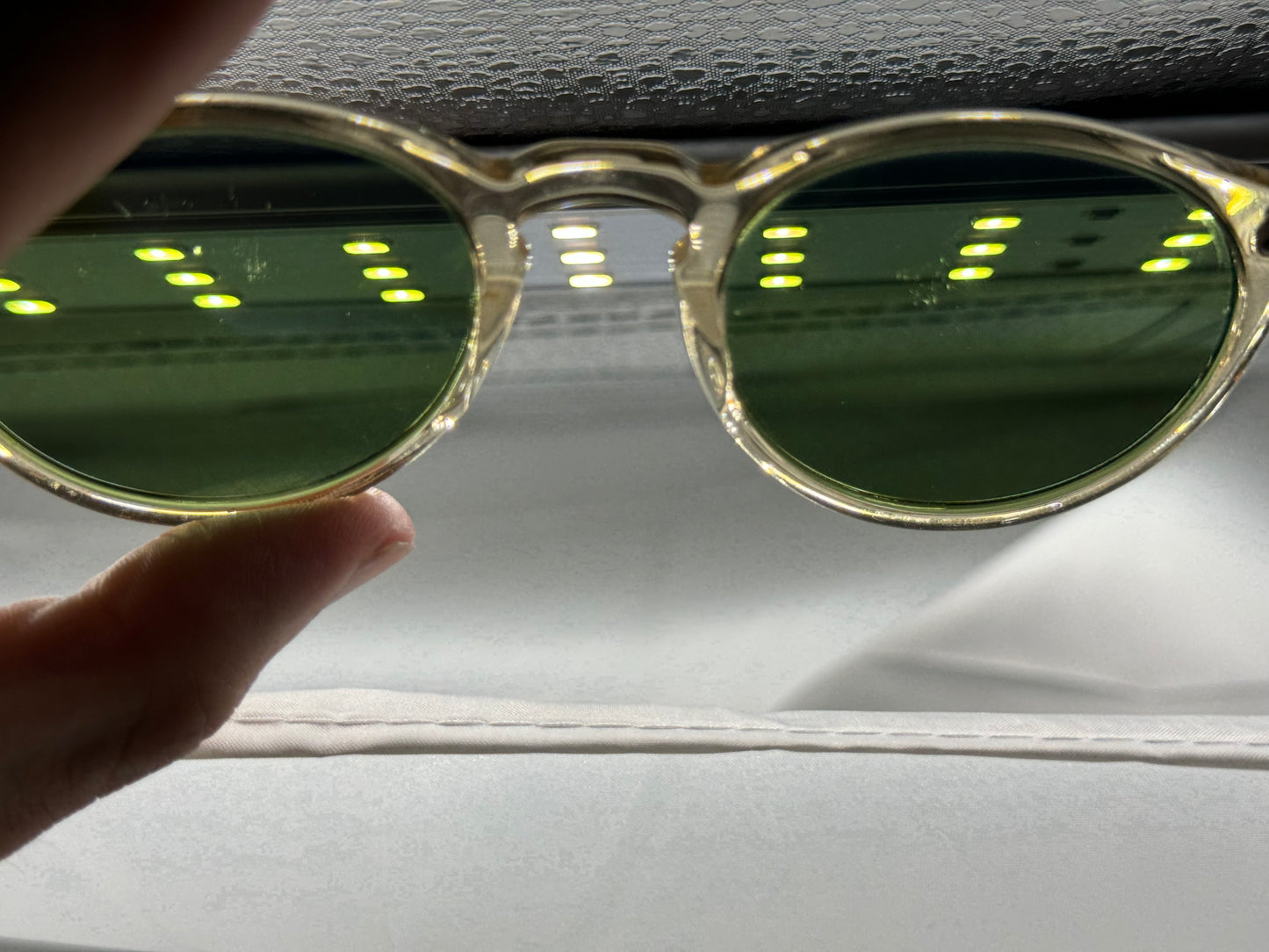 Oliver Peoples O’Malley NYC The Row 48mm OV 5183 sm Buff / Green C 155352 Preowned