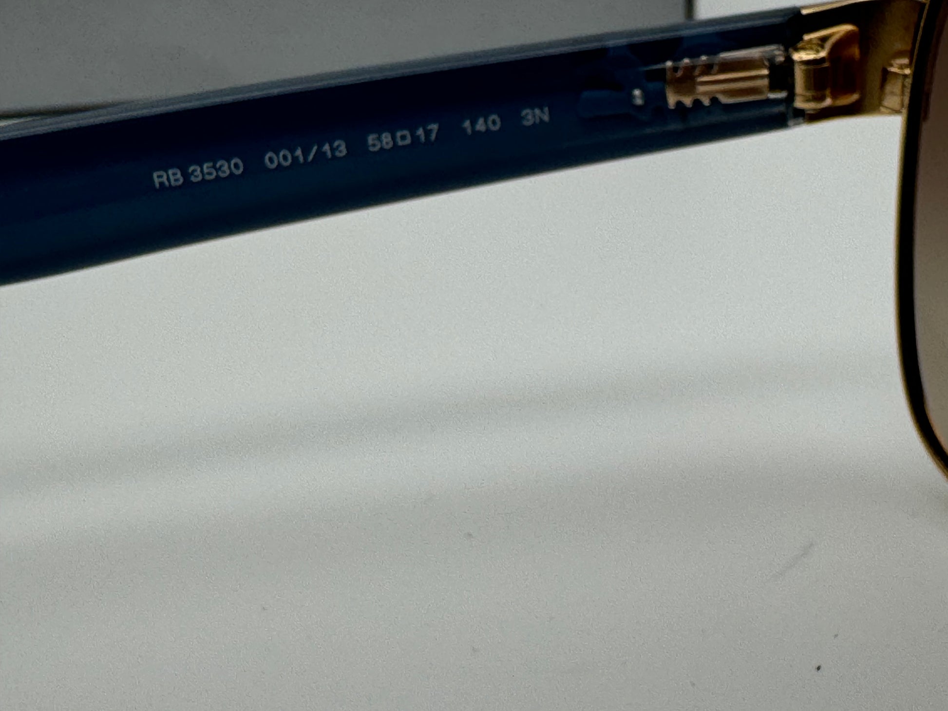 Ray-Ban RB 3530 58mm Gold Brown Gradient Italy NEW – Shade