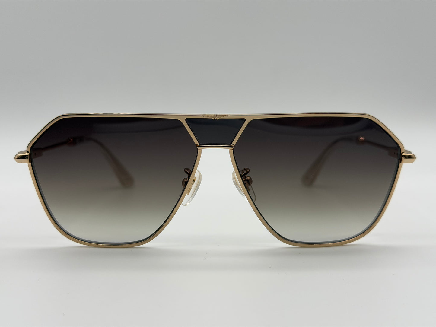 Police Sunglasses Horizon 8 62mm Gold / Brown Gradient SPLL89 300Y NEW