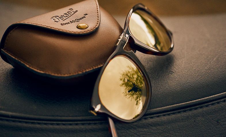 Persol 714 Steve McQueen 54mm Havana  24k Gold Plated Limited Edition PO 0714SM 24 / AM NEW