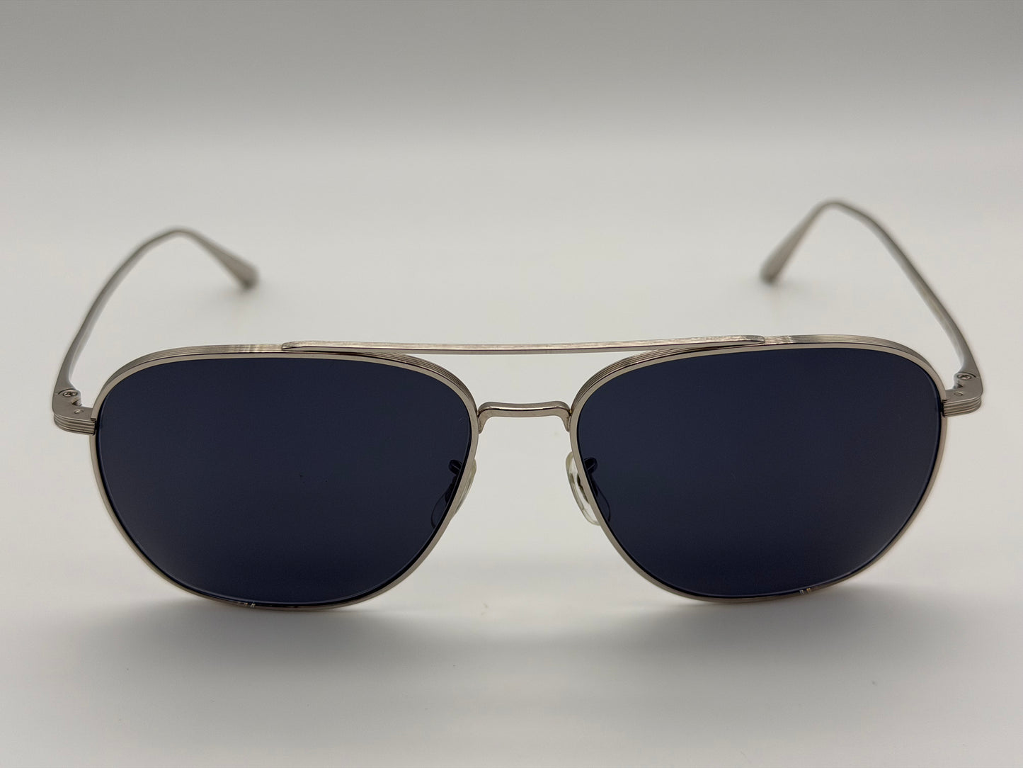 Oliver Peoples Ellerston 58mm Titanium/ Blue OV 1276 ST 5036 R5 Preowned