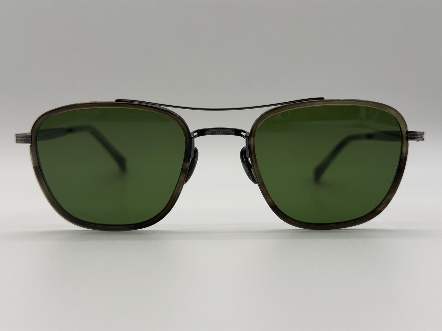 MR. LEIGHT PRICE S 49mm SYCAMORE PEWTER Titanium / GREEN Glass Japan NEW