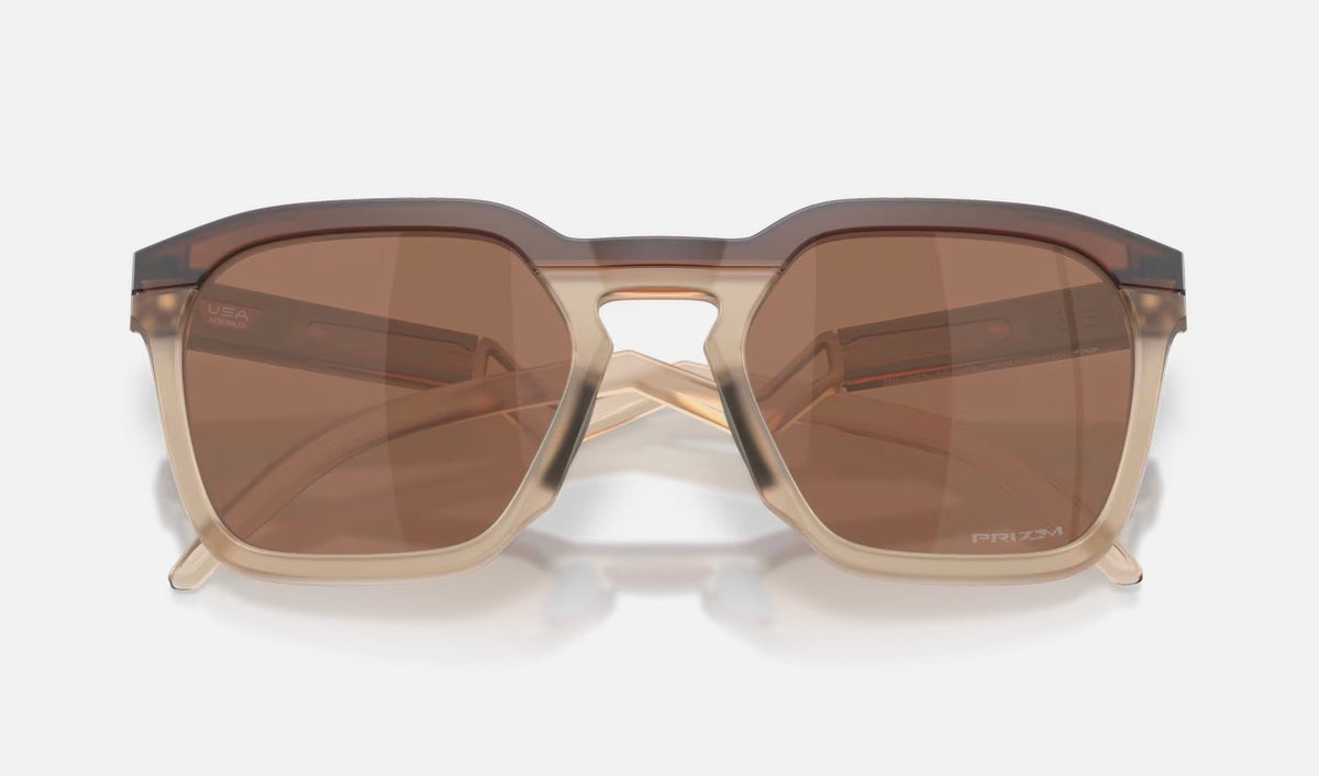 Oakley HSTN SQ 54mm OO 9533 0354 Matte Rootbeer / Prizm Tungsten Lens NEW