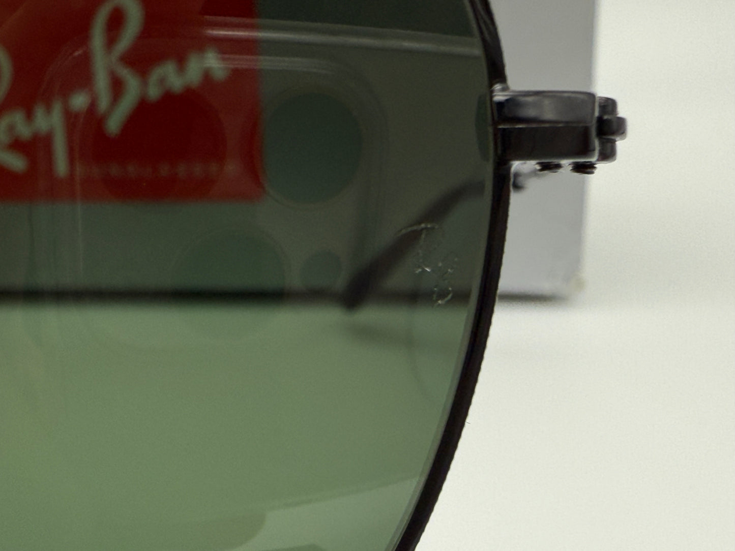 Ray-Ban RB 3557 51mm Black / G 15 Glass Lens Italy NEW