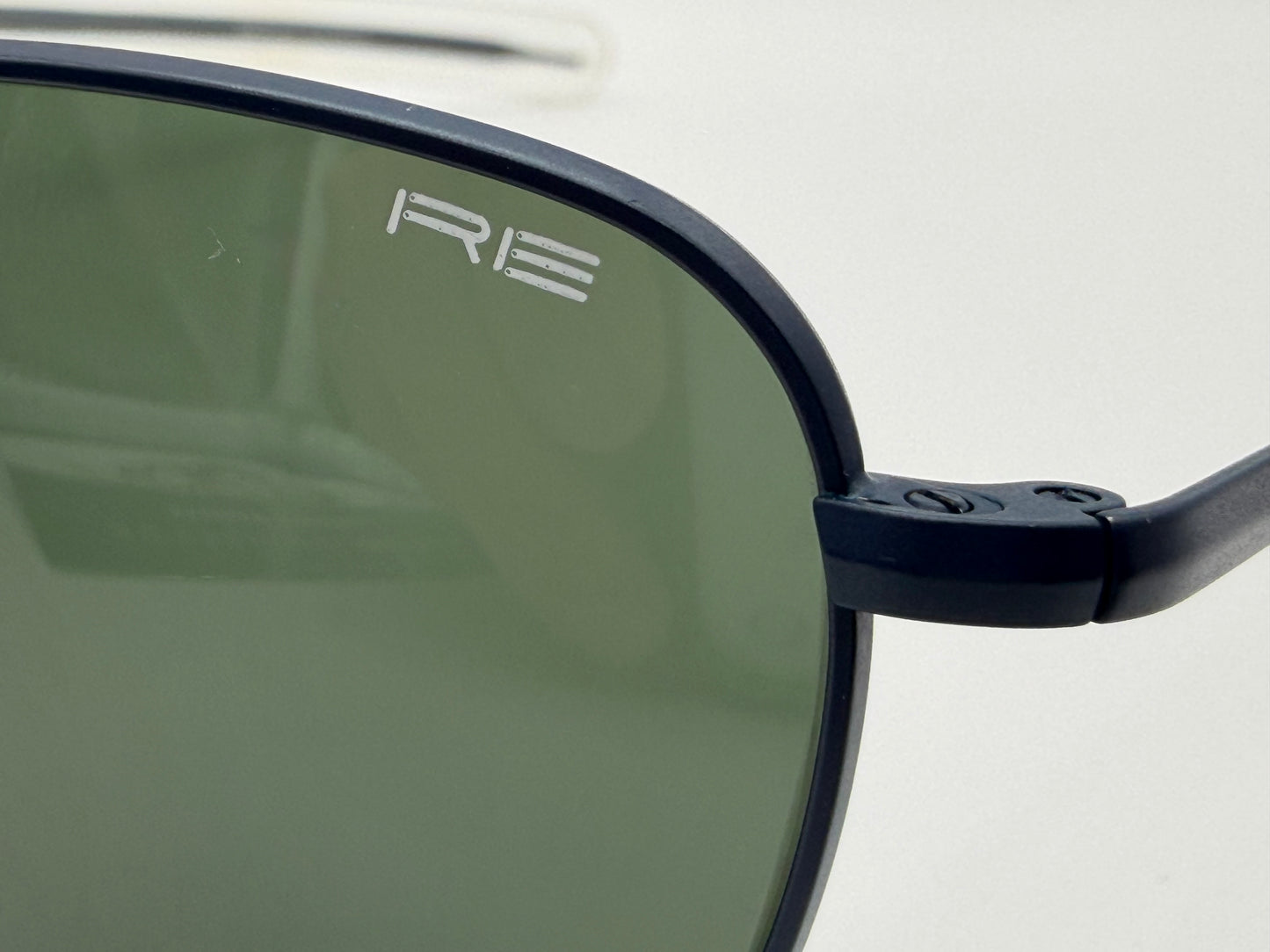 Randolph Engineering  x Michael Bastian Aviator 52mm Rare Navy Blue Frames AGX Glass None Polar Lens Preowned