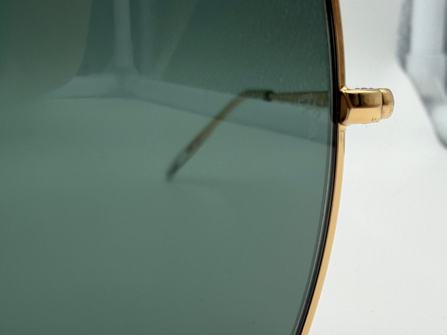 Ray-Ban Wings II RB 3697 Gold / Dark Green 905 / 071 Itlay NEW