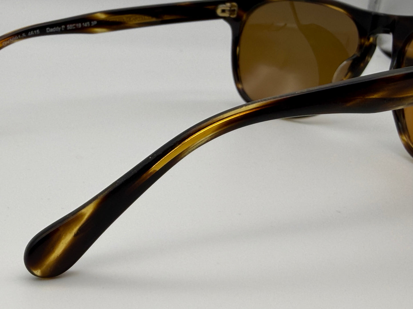 Oliver Peoples Daddy B 58mm Cocobolo Brown Polarized Sunglasses OV5091S 4815 Japan Preowned