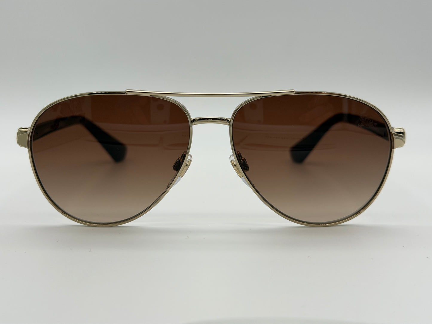 Burberry BE 3167 59mm Light Gold / Brown Gradient 110913 Italy NEW
