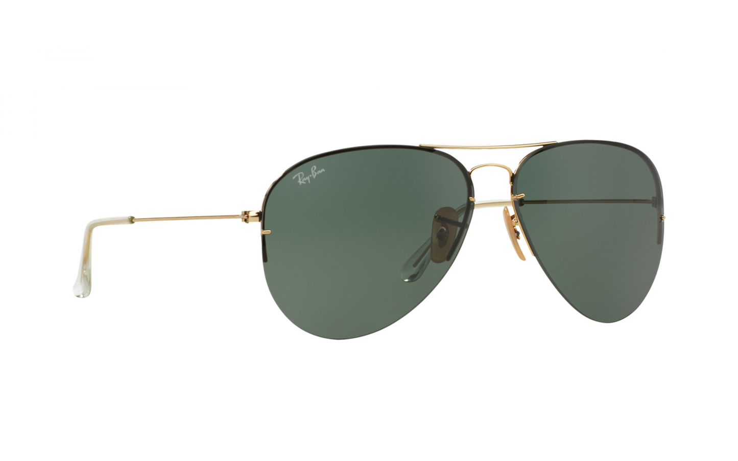 Ray Ban RB 3460 Aviator 59mm Flip Out G 15 ONLY ONE LENS Preowned Shade Review Store