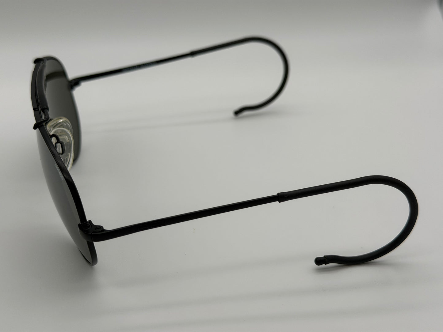 Randolph Engineering x Michael Bastian 58mm Matte Black / Silver Mirror Glass lenses Cable Temples