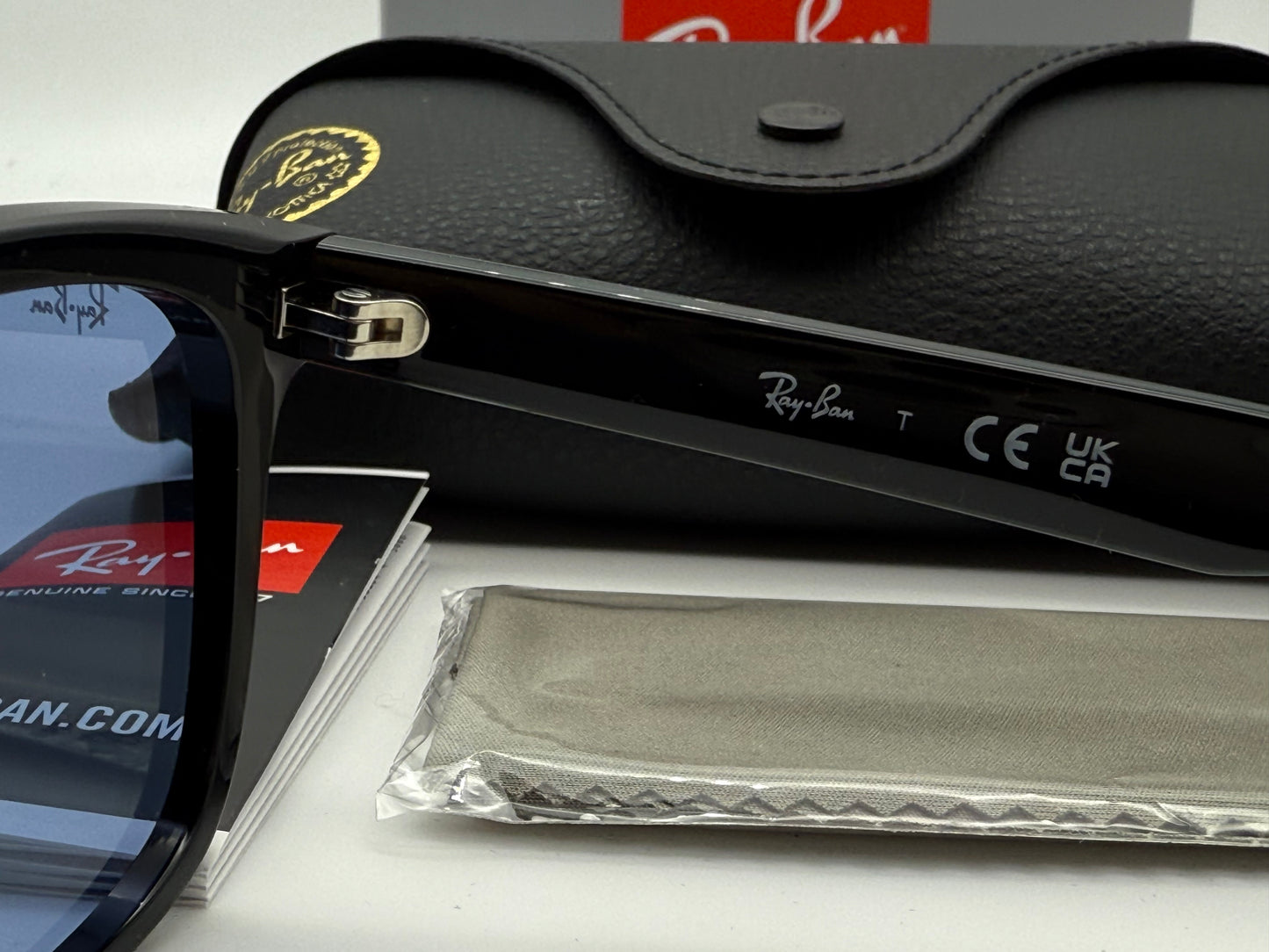 Ray-Ban RB 4461 D 64mm 601 / 80 Black / Blue NEW