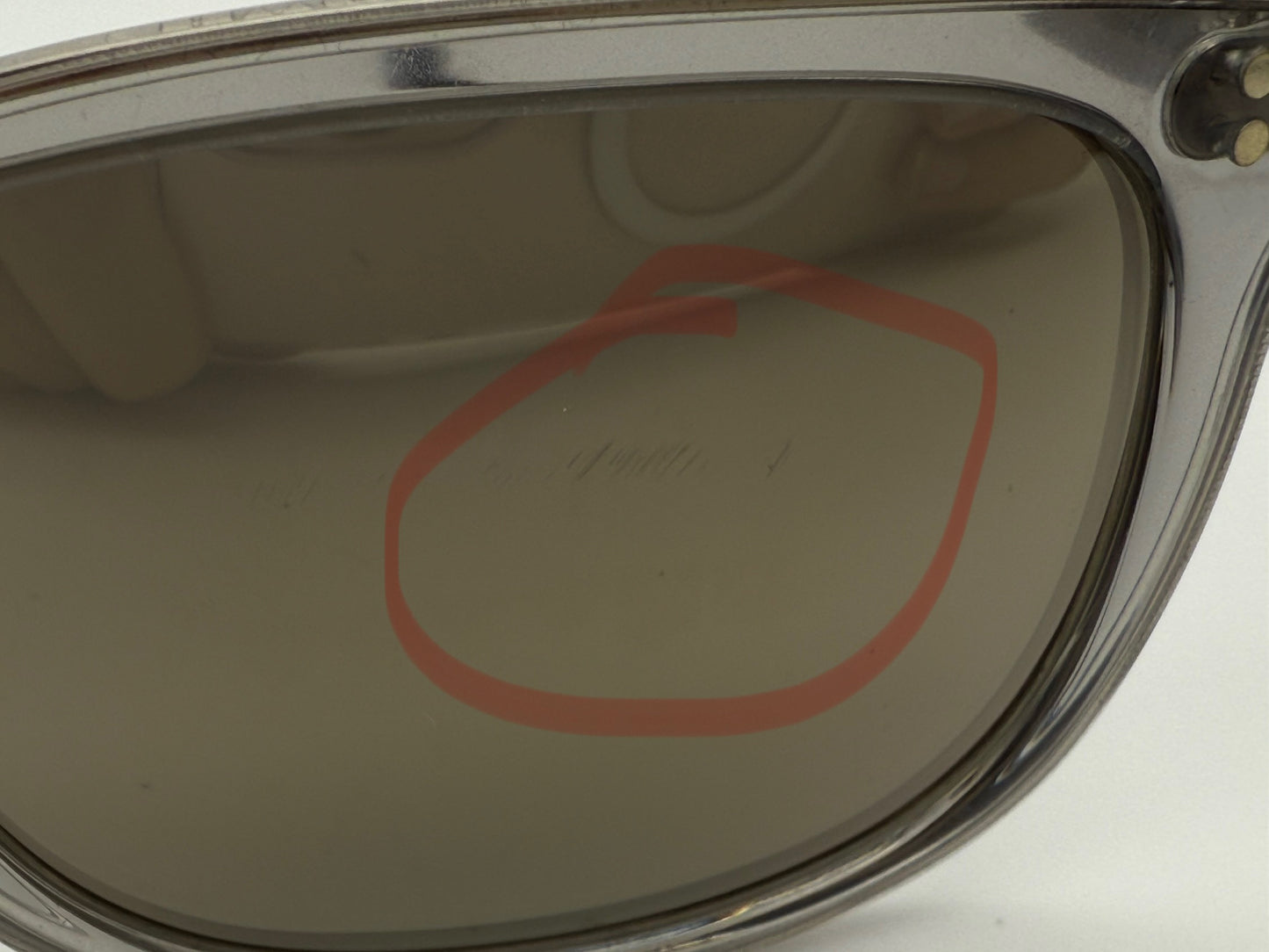 Oliver Peoples Kettner 52mm OV 5339 S Gray / Gray Goldtone Glass Lens 113239 Preowned