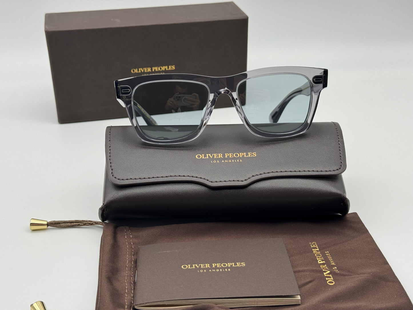 Oliver Peoples Oliver Sun F 52mm OV 5393 S Workman Gray / Gray Wash 1132R5 Japan NEW