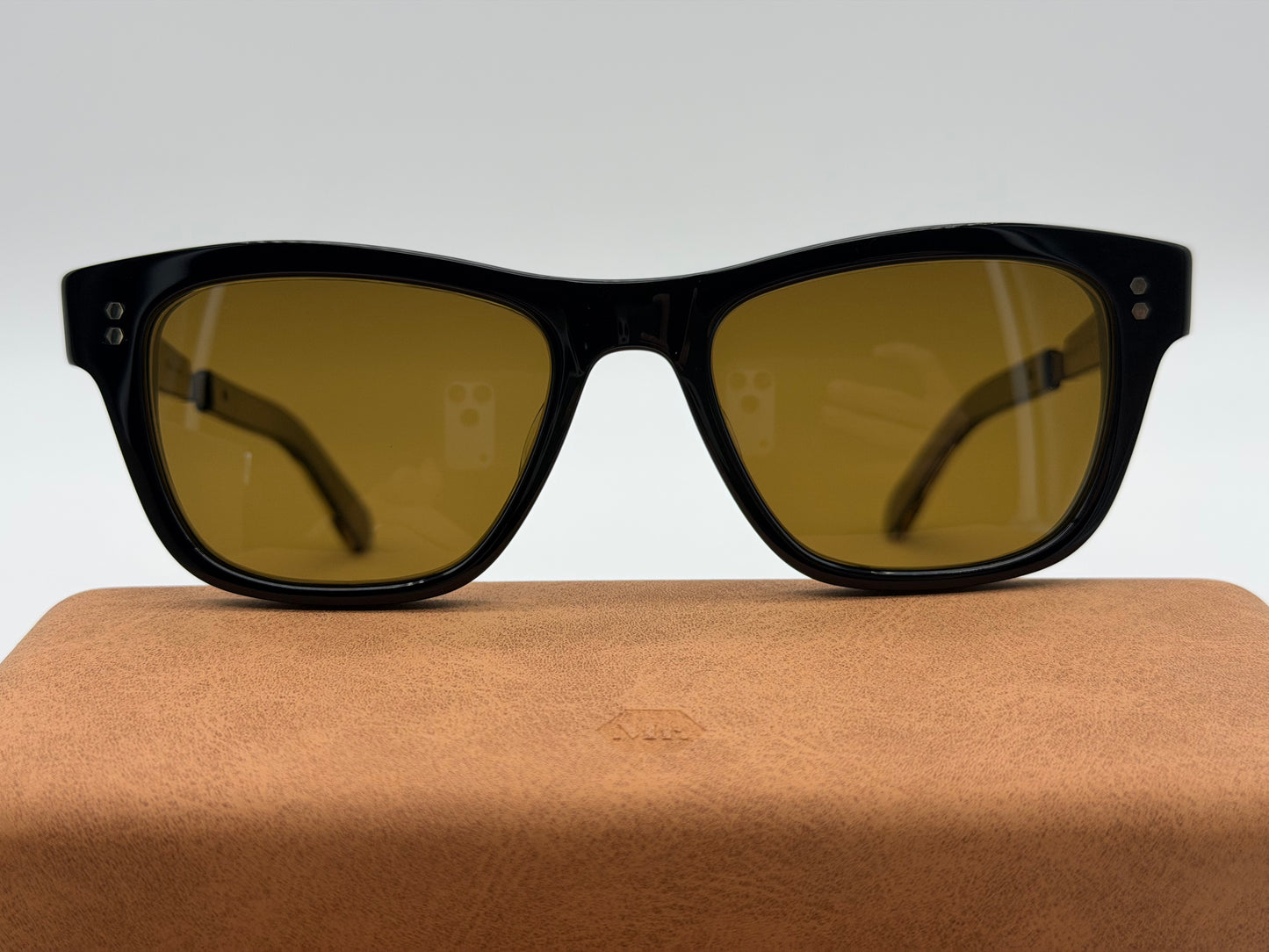 Mr. Leight 51mm Damone S Black Gunmetal / Mojave Brown Polarized Japan NEW