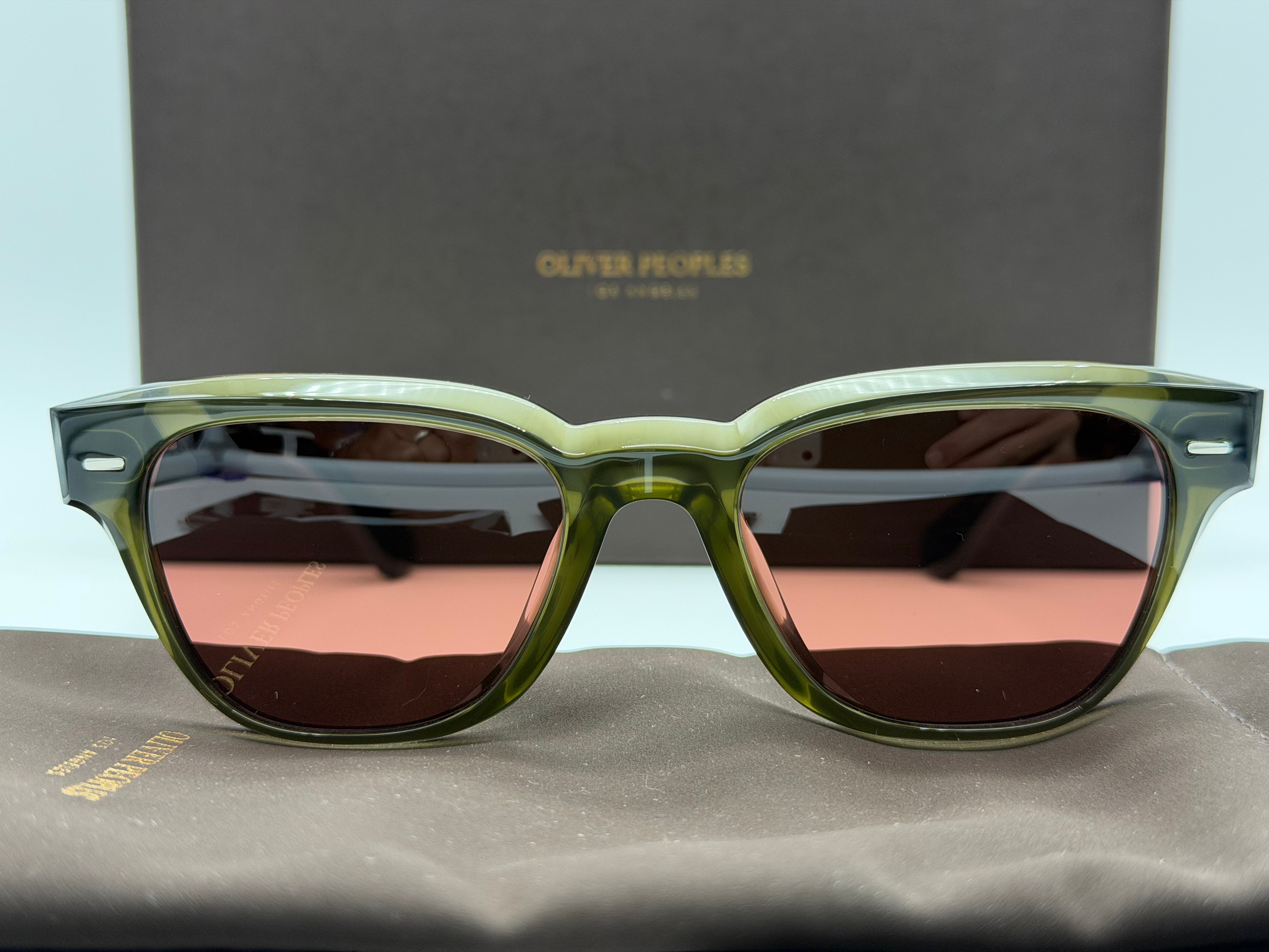 Oliver Peoples Rueny 51mm Hazel / Burgundy OV 5601 SU 1784C5 Japan