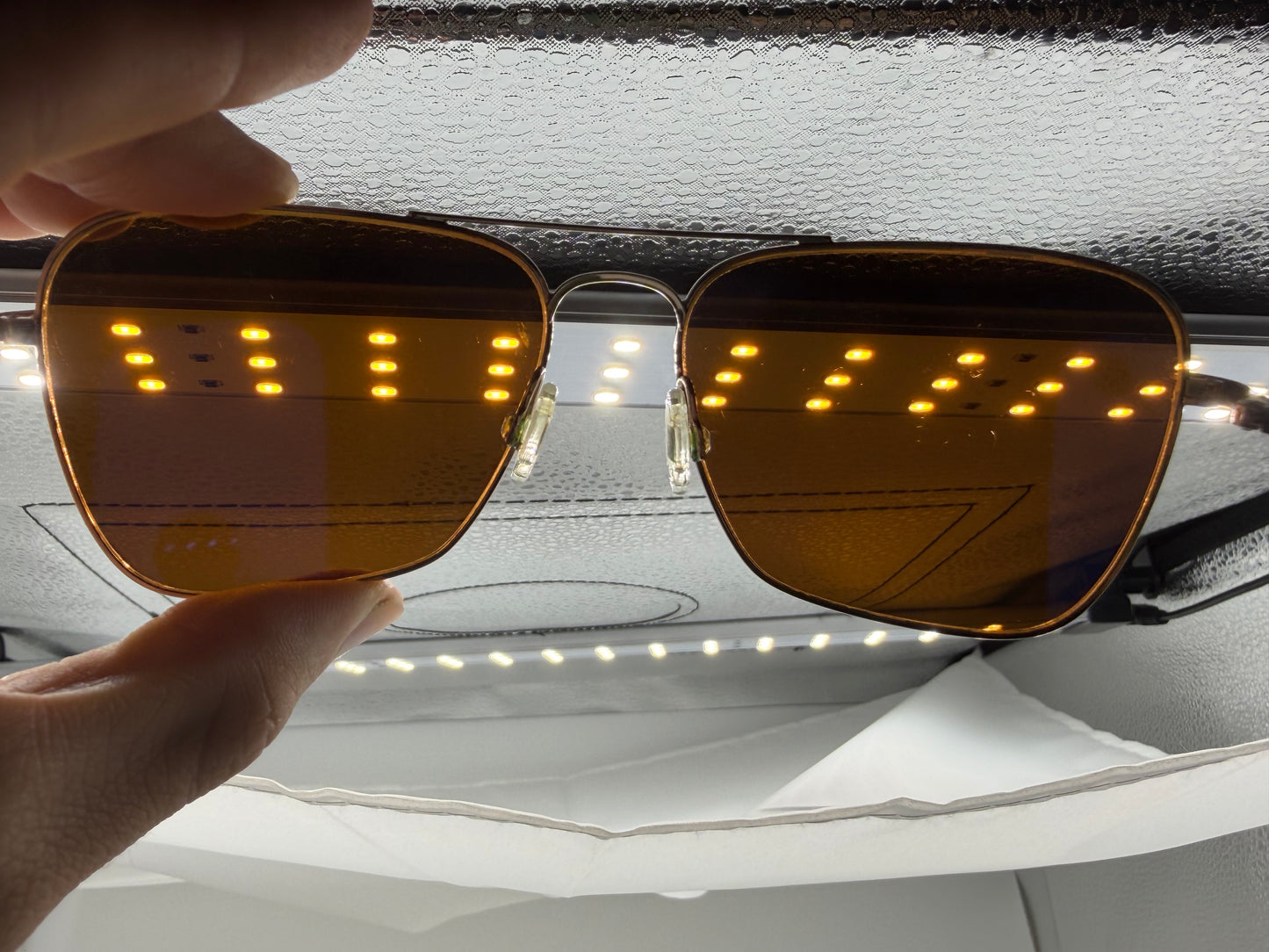 Oliver Peoples Patten 57mm OV 1060 5037 / N9 Rose Gold / JAVA Polarized VFX Preowned