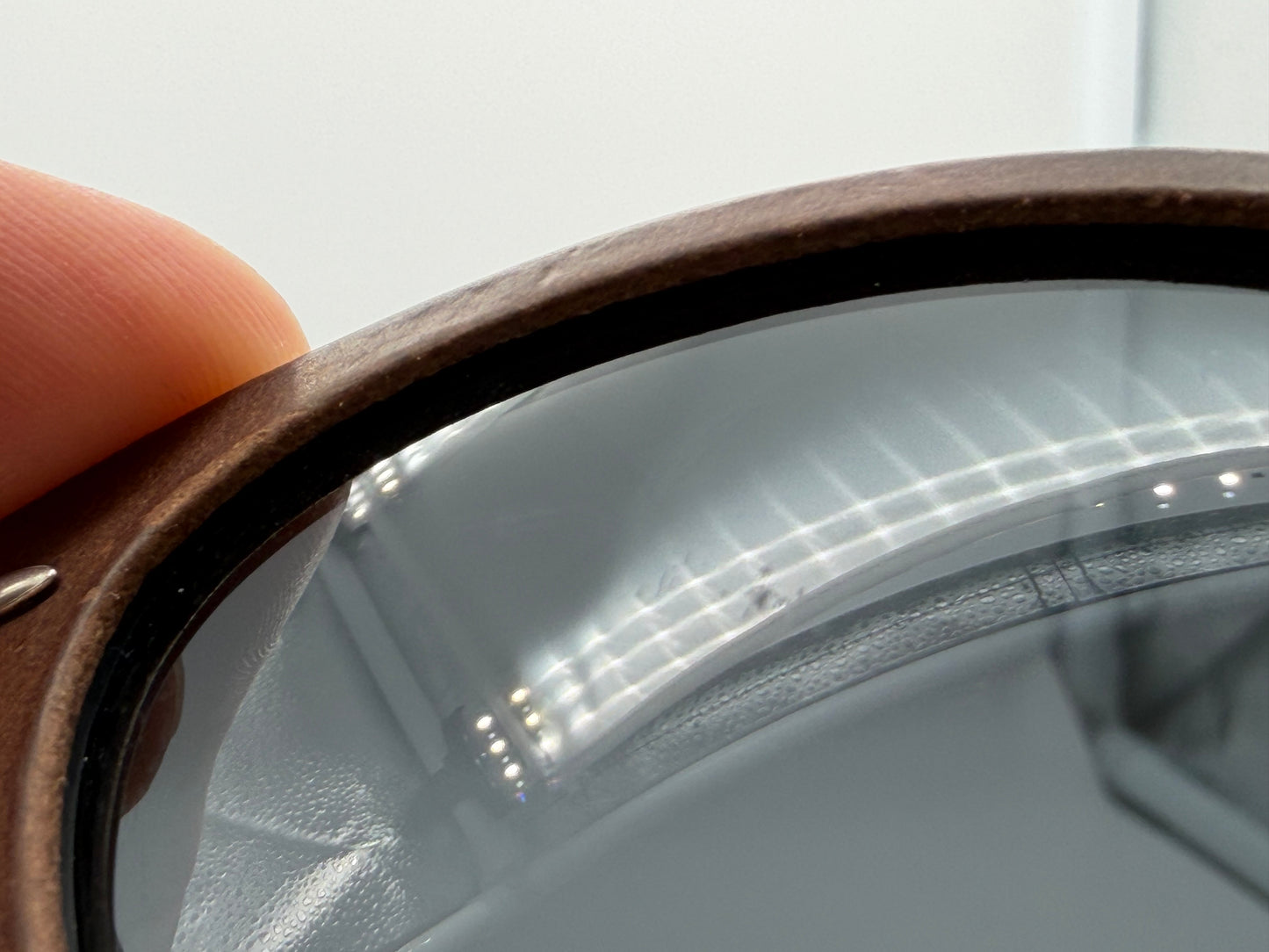 Oliver Peoples BERLUTI Sheldrake Leather 49mm OV5036Q Black Brown 160387 Italy Preowned